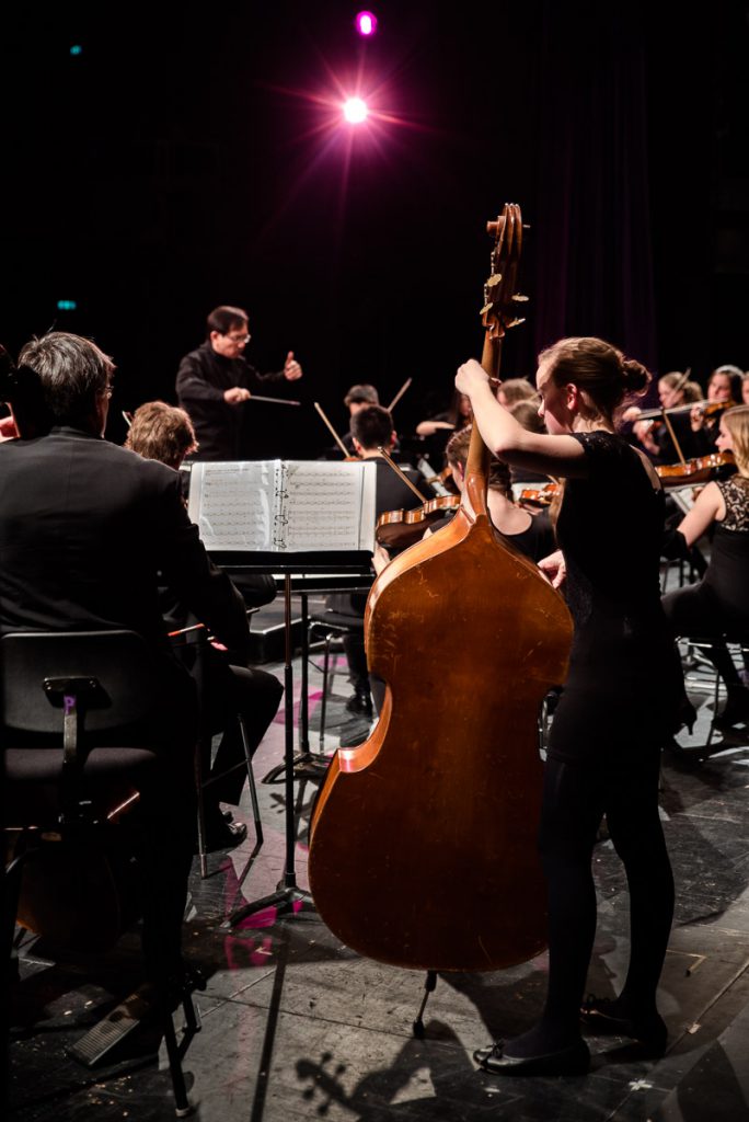 Orchester auf den Städtischen Bühnen